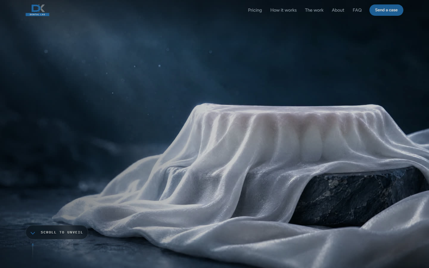 The DK Dental Lab website